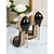 baratos Festa da Vida Noturna-Sapatos femininos de couro envernizado vermelho e preto, bico fino, salto agulha com tira transparente no tornozelo - sapatos sensuais para festa noturna e natal