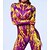 preiswerte Drucke-Gemusterte Zentai-Anzüge Cosplay Kostüm Bodysuit Drucken Karnevalskostüm Ganzkörperanzug Herren Damen Sexy Kostüm Halloween Kostüm für Leistung Party Maskerade Erwachsene