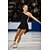 billige Figur skating kjoler-Kjole til kunstløp Dame Jente Skøyteløp Kjoler Svart Åben Ryg Asymetrisk kant Netting Høy Elastisitet Trening Konkurranse Skøyteklær Klassisk Krystall / Rhinstein Langermet Skøyting Kunstløp
