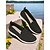 abordables Baskets femme-Baskets Flyknit à enfiler pour femme – chaussures plates légères et respirantes pour la marche, le shopping et les vacances