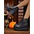 baratos Para mulheres-Botas femininas pretas plataforma com cadarço e caveira - botas góticas de cano curto com sola grossa para festas de outono, cosplay e dia dos mortos