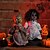 abordables Halloween-1pc décoration d'Halloween poupée ambulante commande vocale détection barre lumineuse affichage de scène de maison hantée