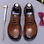 baratos Sapatos Sociais Clássicos-Sapatos sociais oxford masculinos de couro legítimo - design brogue clássico de couro bovino de primeira camada, sapatos sociais formais com cadarço para escritório, casamentos e trajes profissionais