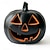 economico Halloween-lanterna di zucca di Halloween in bianco e nero, interruttore automatico, giardino a led, paradiso, ornamento atmosferico creativo e luminoso