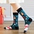 baratos Fantasias &amp; Acessórios-12 pares de meias quentes e grossas estilo natalino (cor aleatória), meias longas e fofas para o feriado com desenhos de Papai Noel e biscoitos de gengibre, presente de Natal perfeito para família e