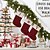 abordables Medias &amp; Sujetadores-Medias navideñas de punto rojo con diseño de letras, tamaño mediano, con alfabeto bordado, para regalar en casa, chimenea, decoración festiva para fiestas navideñas.