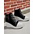 economico Sneakers da donna-sneakers da donna in denim con zeppa, allacciatura frontale e cerniera laterale, scarpe casual alte con plateau per l&#039;uso quotidiano