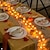 cheap Decorative Lights-10/20/40 LED Maple Leaf Pumpkin String Lights Battery Powered Autumn Theme Decoration for Halloween Christmas Thanksgiving Holiday Home Courtyard Decoration