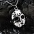 baratos Halloween-Colar com pingente de máscara de terror - joia gótica ousada de liga durável para homens &amp;mulheres, presente de Halloween estilo hip-hop punk, traje casual o ano todo, acessórios góticos, acessório de
