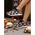 abordables Para mujeres-Zapatillas con cordones y estampado de calabaza de Halloween para mujer: zapatos casuales ligeros para caminar, ropa de calle de otoño y cosplay. &amp;fiestas de disfraces