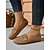 voordelige Damesinstappers &amp; loafers-Dames Instappers Klassieke instappers Zachte schoenen Comfortabele schoenen Kerstmis Dagelijks Moederdag Platte hak Ronde Teen Klassiek Casual Comfortabel Imitatieleer Leegloper Zilver Donker Bruin