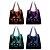 abordables Bolsas-Bolso de mano de calabaza de Halloween para mujer: bolso de hombro de compras plegable y reutilizable con patrón de calabaza para uso informal, de fiesta y diario.