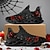 abordables Zapatos para Hombres-Zapatillas con cordones y estampado de calavera rosa para hombre: zapatos góticos informales de Halloween con suela cómoda para fiestas, cosplay y atuendos cotidianos.