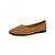 economico Ballerine da donna-ballerine da donna in Flyknit marrone chiaro con punta a punta – scarpe da ballo traspiranti in maglia a zig zag per feste in giardino, ufficio e moda primaverile