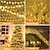 abordables Guirlandes lumineuses USB-10 Pcs 5M/16,4FT 50 LED Lumières de Guirlande Féériques Halloween Saint-Valentin Nouvel An Fête de Mariage Décoration Intérieure et Extérieure Lumières en Fil de Cuivre Alimentation USB IP44 Étanche
