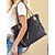voordelige Handtas &amp; Draagtassen-Grote canvas tas voor dames, casual stijl, ideaal voor dagelijks woon-werkverkeer en winkelen, perfect voor modebewuste dames