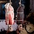 abordables Halloween-Decoraciones aterradoras de Halloween colgando un cadáver de capullo, un cadáver de calavera sangrienta animada con ojos brillantes &amp;Sonido espeluznante para accesorios de fiesta de casas embrujadas,