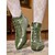 abordables Années 1920-Bottines à lacets victoriennes bleu clair des années 1920 pour femmes – talons brogues à bords festonnés avec design bicolore, style vintage édouardien pour costumes rétro, cosplay, goûters et tenues quotidiennes