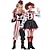 baratos Trajes para casais e grupos-Palhaço do Mal Palhaço Dia das Bruxas Ocasiões Especiais isto Vestir-se Crianças Para Meninas Dia Das Bruxas Baile de Máscaras Espetáculo Festa Festival Fantasias fáceis de Halloween Vestir-se