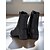 baratos Botas de dança-botas de dança femininas vermelhas com cadarço - botins de sola macia com zíper lateral para jazz, prática e performance