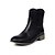 abordables Cowboy y botas occidentales-Botines de piel sintética color vino tinto para mujer: botas cortas de tacón bajo estilo western informal para el trabajo, viajes y atuendos cotidianos.