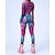 preiswerte Drucke-Gemusterte Zentai-Anzüge Cosplay Kostüm Bodysuit Drucken Karnevalskostüm Ganzkörperanzug Herren Damen Sexy Kostüm Halloween Kostüm für Leistung Party Maskerade Erwachsene