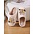 abordables Pour les femmes-Chaussons d&#039;intérieur pour femmes pour Halloween – Chaussures d&#039;intérieur douillettes doublées de polaire avec un joli imprimé sorcière et fantôme, chaussures plates douces et antidérapantes pour la maison d&#039;automne et les cadeaux de vacances