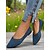 economico Ballerine da donna-ballerine da donna in Flyknit marrone chiaro con punta a punta – scarpe da ballo traspiranti in maglia a zig zag per feste in giardino, ufficio e moda primaverile