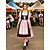 tanie Oksfordki damskie-Damskie sznurowane buty typu oxford w kolorze czarnym - buty retro na niskim obcasie, idealne na festiwale piwne, Oktoberfest, jesienne wydarzenia i codzienne stylizacje w stylu retro