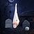 economico Halloween-ciondolo a forma di testa di scheletro misterioso, decorazioni spaventose, occhi terrificanti, teschio, gioielli di Halloween