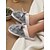 preiswerte Damenslipper &amp; Flip-Flops-Rosa Plüsch-Hausschuhe für Damen – pelzige Winterpantoffeln mit Satinschleife für Schlafzimmer, Wohnzimmer und gemütliches Zuhause