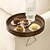 abordables Suministros para el hogar-Mesa auxiliar plegable con brazo de sofá de bambú estilo art déco, mesa auxiliar portátil con clip, estructura de metal, no necesita electricidad, estante para bebidas de bambú marrón para sofás y