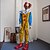 cheap Halloween-Halloween Electric Motion-Activated Animated Clown Haunted House Large Amusement Park Outdoor Decoration Prop