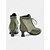 abordables Années 1920-Bottines à lacets victoriennes bleu clair des années 1920 pour femmes – talons brogues à bords festonnés avec design bicolore, style vintage édouardien pour costumes rétro, cosplay, goûters et tenues quotidiennes