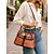 abordables Bolsos de mano y tote-Bolso de mano vintage de piel con bordado floral para mujer: elegante bolso de hombro con diseño floral, ideal para uso diario informal y citas.
