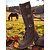 abordables Botas para montar-Botas de montar hasta la rodilla de piel sintética marrón para mujer con hebillas y cordones: calzado rústico y elegante de inspiración ecuestre para montar a caballo, paseos por el campo y salidas