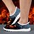 abordables Chaussures pour Hommes-Baskets à enfiler en maille pour homme avec imprimé tête de mort enflammée – Chaussures décontractées pour Halloween, pour les fêtes, les voyages et le quotidien