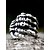 preiswerte Halloween-Zubehör-Gothic-Skelett-Handring für Herren – einzigartiges Legierungsdesign mit Totenkopfdetails, perfekt für Halloween, Kostümpartys und Gothic-Mode-Fans