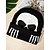 abordables Accessoires d&#039;Halloween-Bonnet réfléchissant tête de mort pour homme – tricot polyester avec imprimé squelette, effet phosphorescent – parfait pour Halloween et les tenues décontractées