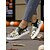 abordables Para mujeres-Zapatillas de Halloween sin cordones para mujer: zapatillas de lona con estampado de naipes y grafitis coloridos para looks casuales de otoño y un estilo urbano espeluznante.