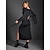 preiswerte Kleider-Gotisch Midlänge Kleid Glockenärmel Hexe Morticia Addams Fransen Schlitz Einfarbig Schlauchkleid V Ausschnitt Kostüm Damen Fantasie Halloween Karneval Leistung Party Erwachsene Kleid