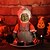 abordables Halloween-1pc décoration d'Halloween poupée ambulante commande vocale détection barre lumineuse affichage de scène de maison hantée