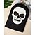 abordables Accessoires d&#039;Halloween-Bonnet réfléchissant tête de mort pour homme – tricot polyester avec imprimé squelette, effet phosphorescent – parfait pour Halloween et les tenues décontractées