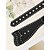 abordables Accessoires d&#039;Halloween-Ceinture à rivets punk d&#039;Halloween pour femme – Ceinture cloutée en similicuir noir pour tenues de fête gothique, de cosplay et de vie nocturne