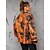 billige T-shirts-Punk &amp; Gotisk Sweatshirt Græskar Overdimensionerede Tie Dye Print Skelethånd Udklædning Dame Halloween Karneval Fest Afslappet Voksen Trøje