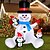 preiswerte Weihnachtsbeleuchtung-Schneemann Weihnachten Netzstecker 1 Stück
