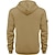 abordables sweats à capuche basiques pour hommes-Homme Sweat à capuche Sweat à capuche quart zippé Noir Vin bleu marine Kaki Gris Clair À capuche Uni Avec Poches Sport &amp; Loisir Quotidien Fête Polyester Streetwear Basique Occasionnel Printemps