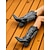 baratos Cowboy &amp; Western Boots-Botas de cowboy femininas de camurça com design bordado, salto bloco de cano médio estilo retrô, botas da moda para uso casual urbano