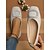 ieftine Pantofi Joși de Damă-Balerini roșii cu cataramă cu strasuri pentru femei - pantofi eleganti cu vârful rotund, pentru birou, purtați zilnic și petreceri de ceai după-amiază