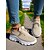 economico Sneakers da donna-scarpe da corsa Flyknit arancioni brillanti da donna: scarpe da passeggio traspiranti con lacci per fitness, viaggi e commissioni quotidiane